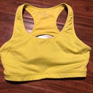 Women’s bright yellow M Athleta sports bra
